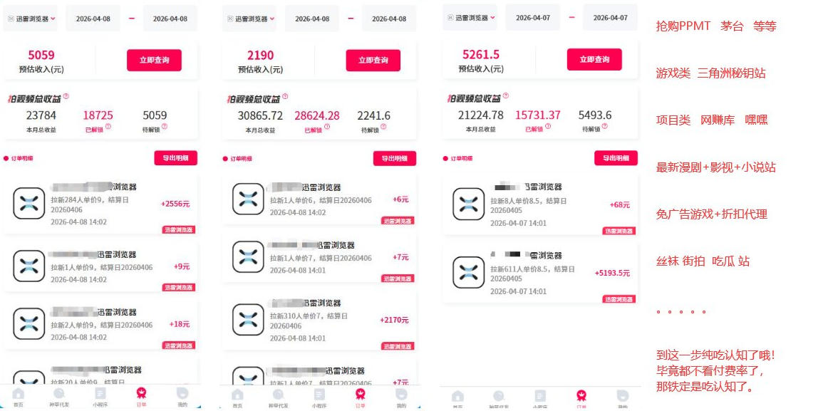 迅雷浏览器项目2.0_拆个大佬周1W的打法-一起网赚吧