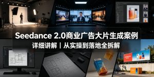 Seedance 2.0商业广告大片生成案例详细讲解|从实操到落地全拆解-一起网赚吧