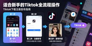 Tiktok下载注册发布,适合新手的Tiktok全流程操作-一起网赚吧