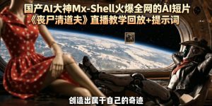 国产AI大神Mx-Shell火爆全网的AI短片《丧尸清道夫》直播教学回放+提示词-一起网赚吧