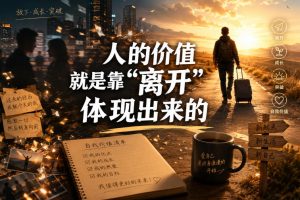 付费文章:人的价值就是靠“离开”体现出来的-一起网赚吧