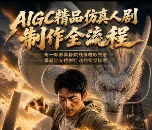 AIGC精品仿真人剧豢龙人全流程制作解析2026，国风仿真人创作+打斗剧情+人设编排，一站式AI短剧入门-一起网赚吧