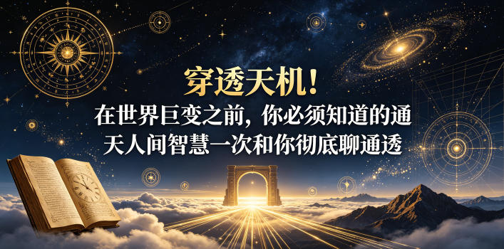 付费文章：穿透天机！在世界巨变之前，你必须知道的通天人间智慧一次和你彻底聊通透-一起网赚吧