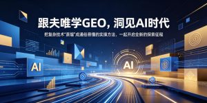 跟夫唯学GEO，洞见AI时代，把复杂技术“蒸馏”成通俗易懂的实操方法，一起开启全新的探索征程-一起网赚吧