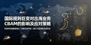 国际规则巨变对出海业务CBAM的影响及应对策略，帮助企业穿透供应链数据堵点，规避合规风险-一起网赚吧