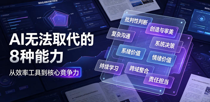 付费文章：AI无法取代的8种能力-一起网赚吧