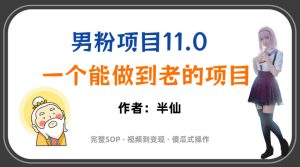 全网独家男粉项目11.0,一个做到老的项目,完整SOP·视频到变现·傻瓜式操作-一起网赚吧