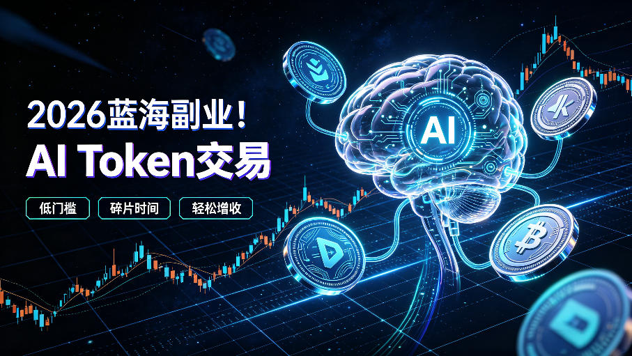 2026全新风口副业｜AI智能Token交易，空闲时间轻松 賺 收益，无需全天盯盘【揭秘】-一起网赚吧